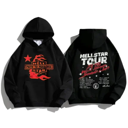 Hellstar Tour Hoodie - Black